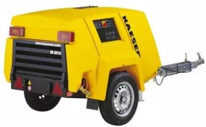 Item - Petrol-powered mobile compressor efficiency 2 m³/min