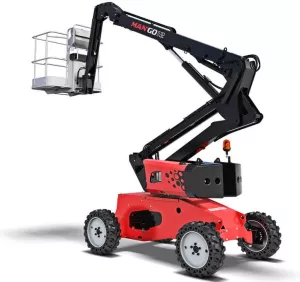 Item - Articulated boom lift with telescope, diesel powered, 12m