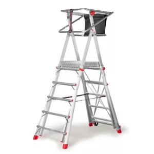 Item - Aluminium ladder with safety trap