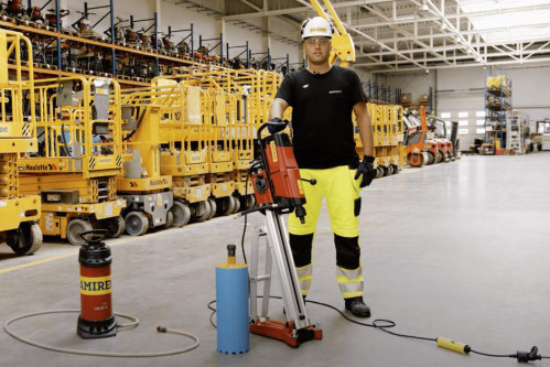 Concrete drilling rig - how to use it?