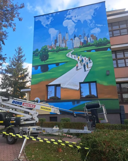 Project - Mural antysmogowy w Kielcach