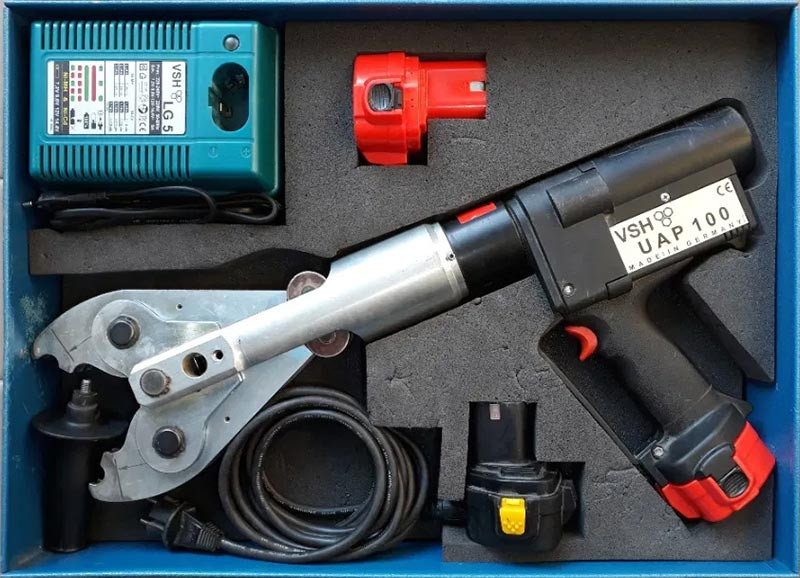 Crimp tool electric acu - kan klauke uap100, aco203xl